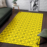 Duck Toy Pattern Print Design 02 Area Rug