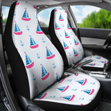 Sailboat Anchor Pattern  Universal Fit Car Seat Covers