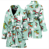 Helicopter Design Pattern Women'S Bathrobe