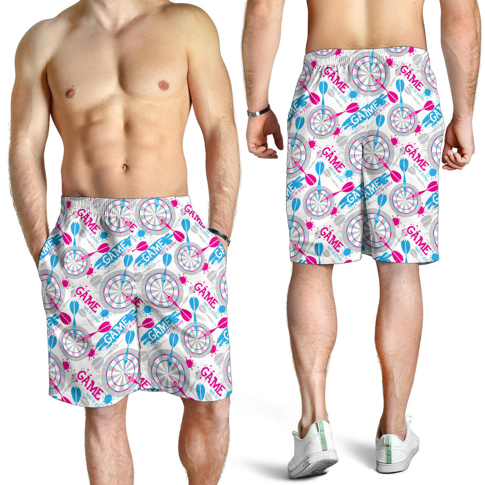 Darts Pattern Print Design 01 Men Shorts