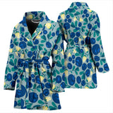 Blueberry Design Pattern Women'S Bathrobe