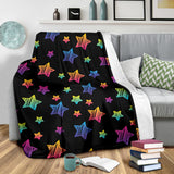 Colorful Star Pattern Premium Blanket