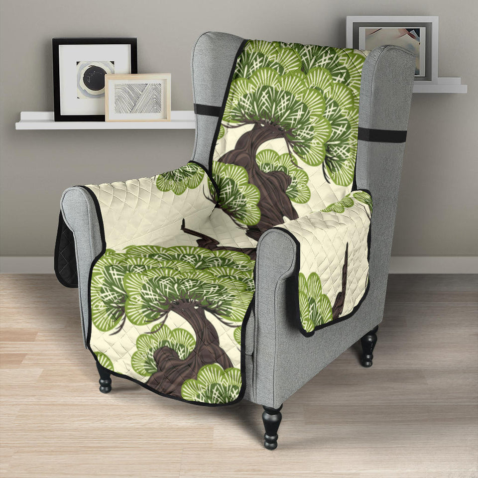 Bonsai pattern Chair Cover Protector