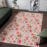 Swallow Pattern Print Design 01 Area Rug