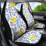 Duck Toy Pattern Print Design 01 Universal Fit Car Seat Covers