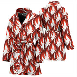 Fire Flame Symbol Design Pattern Women'S Bathrobe