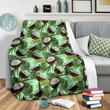 Coconut Pattern Print Design 02 Premium Blanket