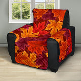 Autumn maple leaf pattern Recliner Cover Protector