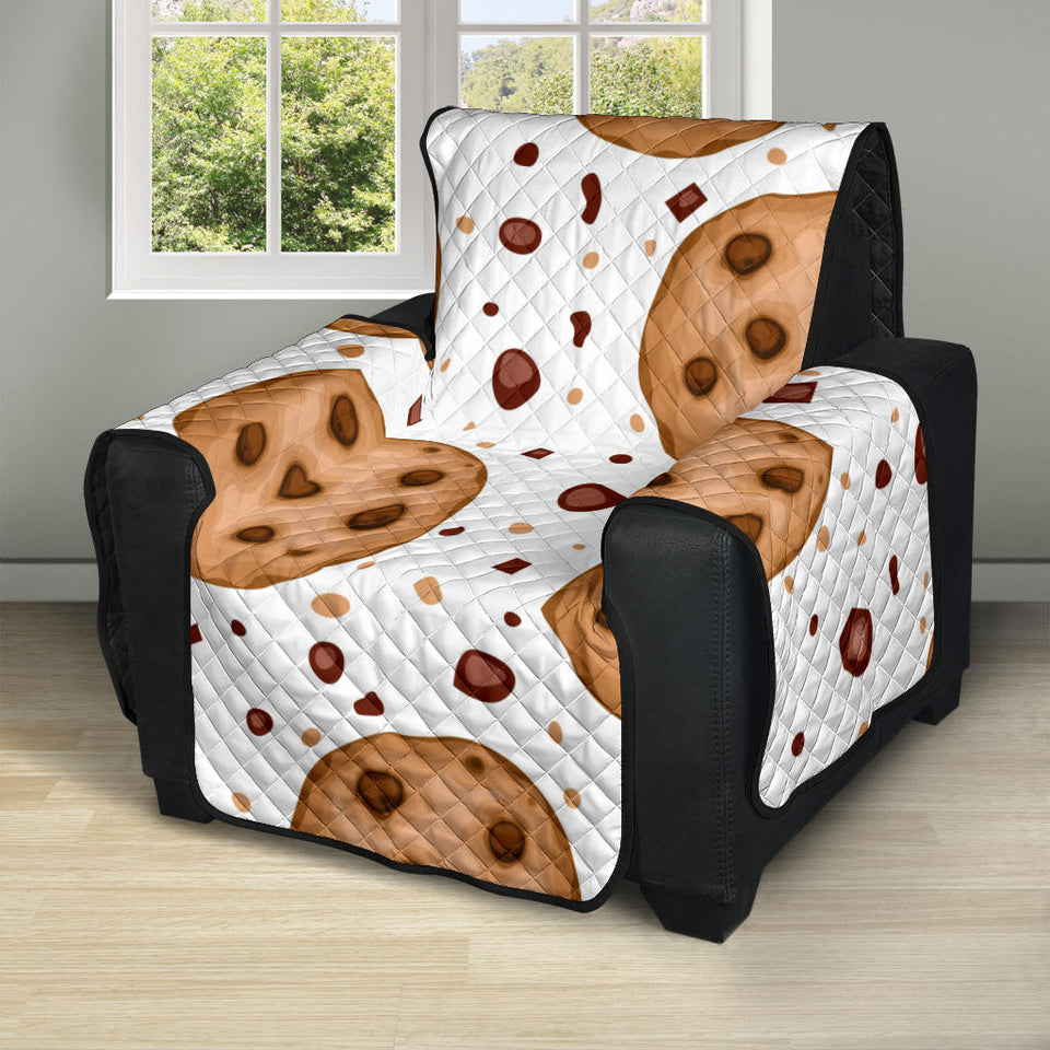chocolate chip cookie pattern Recliner Cover Protector