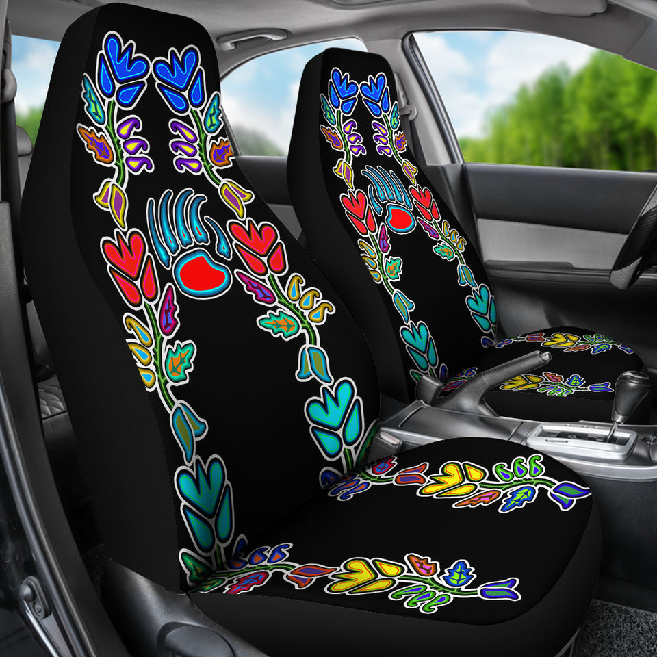 Generations Floral Black With Bearpaw Car Seat Covers
