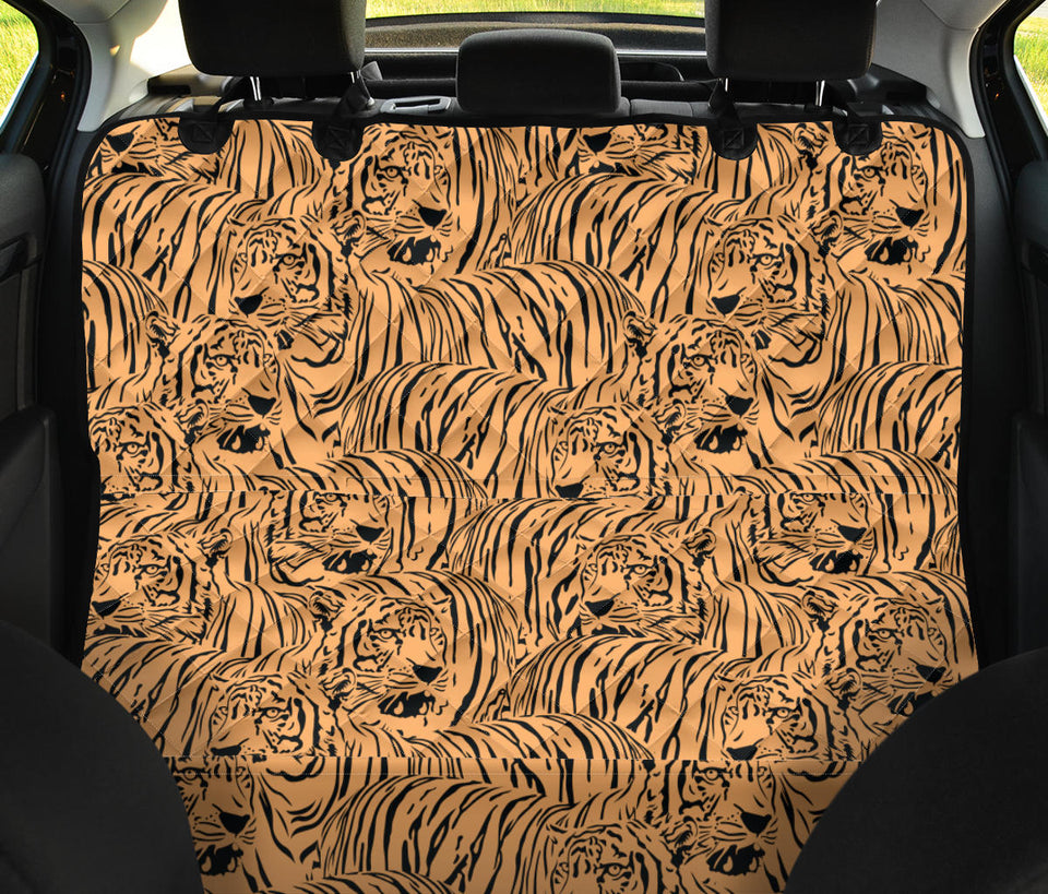 Bengal Tigers Pattern Dog Car Seat Covers