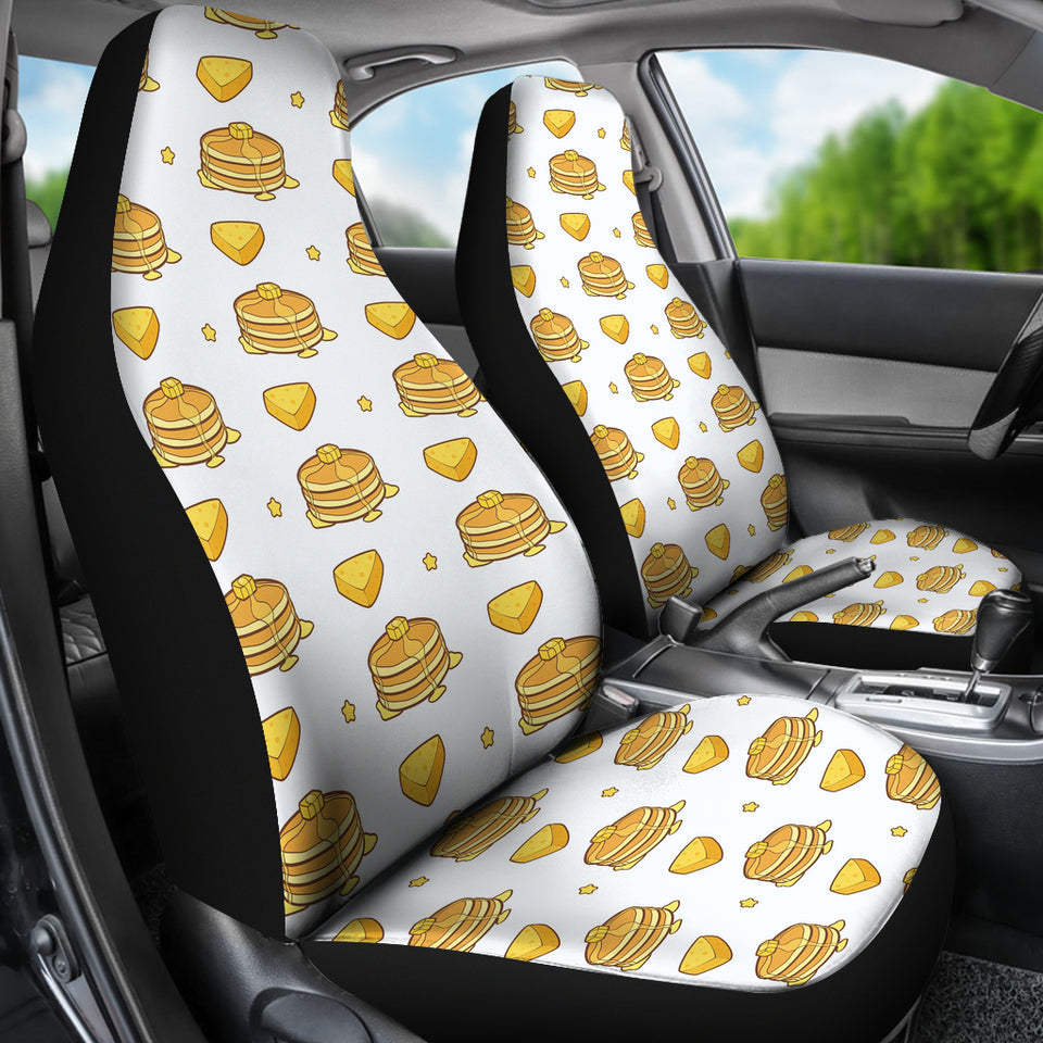 Pancake Pattern Print Design 03 Universal Fit Car Seat Covers