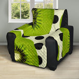 kiwi black dot background Recliner Cover Protector