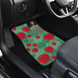 Tomato Design Pattern Front And Back Car Mats