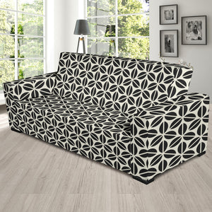 Coffee Bean Abstract Modern Pattern Sofa Slipcover