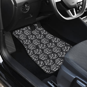 Dice Pattern Print Design 01 Front Car Mats