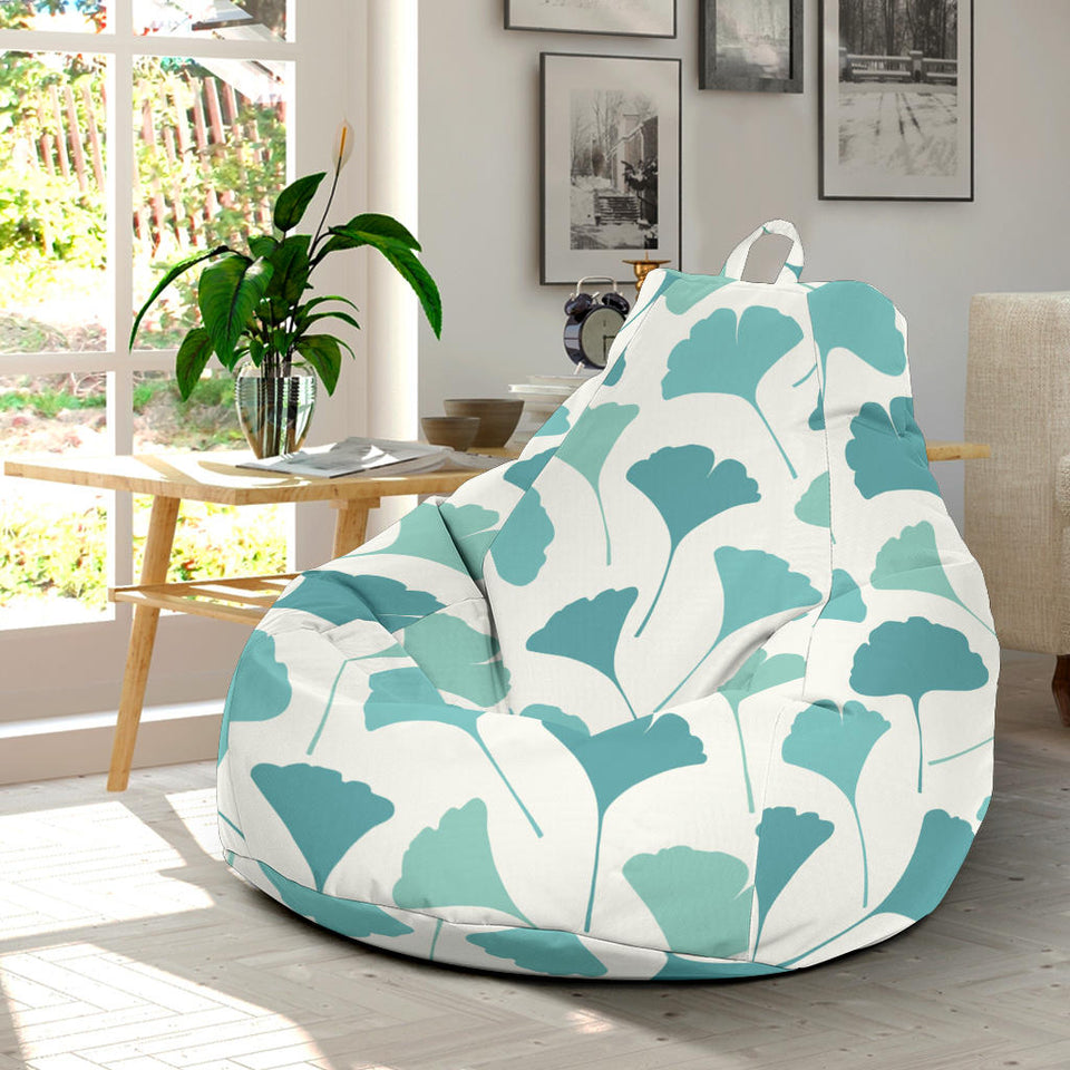Green Ginkgo Leaves Pattern Bean Bag Cover