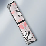 Cute Panda Ballon Heart Pattern Car Sun Shade