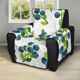 blueberry white background Recliner Cover Protector