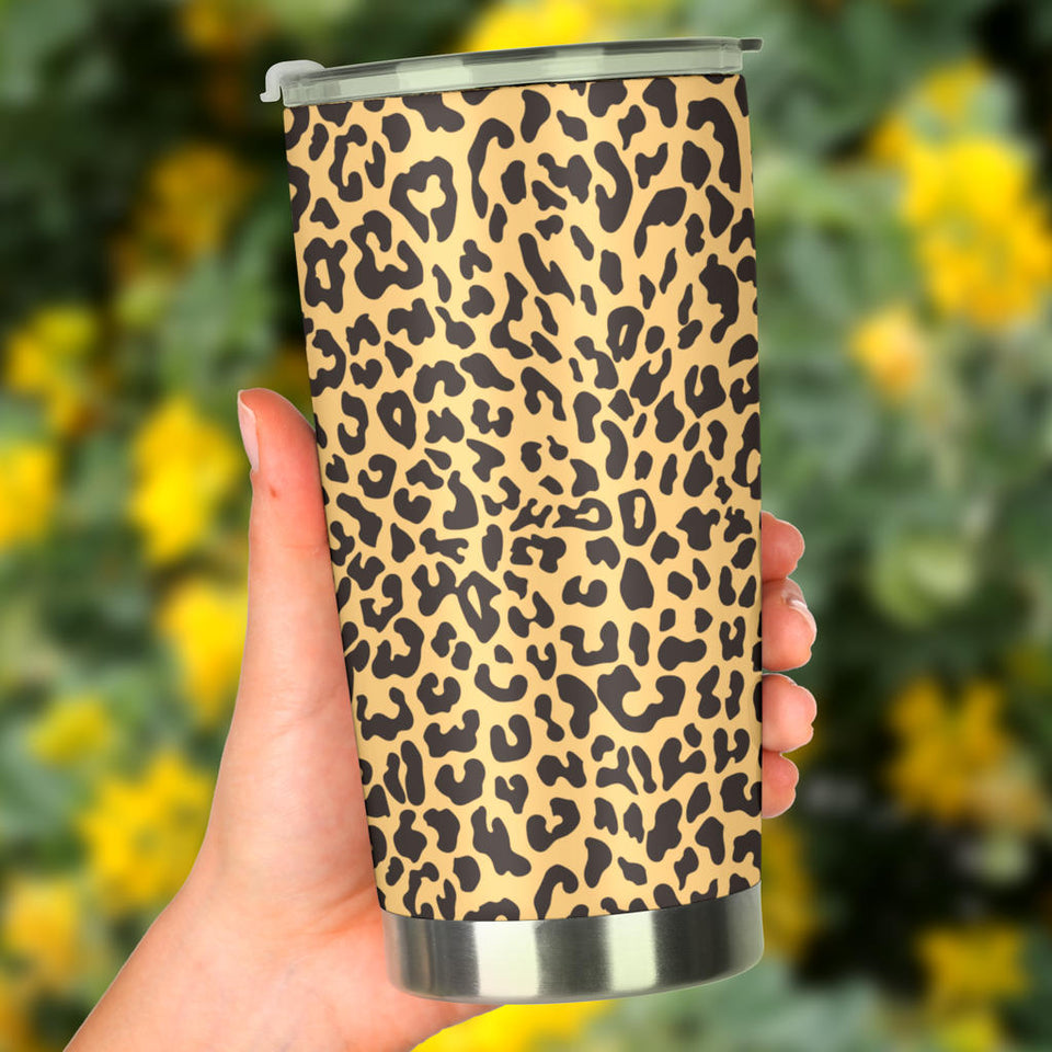 Leopard Skin Print Tumbler