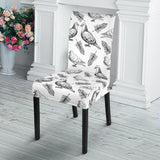 Pigeon Pattern Print Design 05 Dining Chair Slipcover