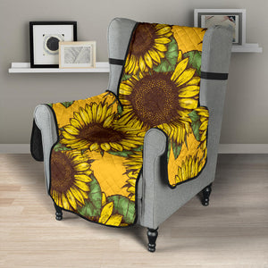 Sunflower pattern Chair Cover Protector