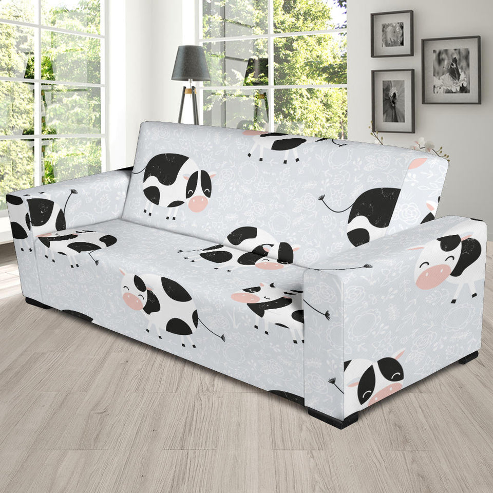 Cute Cows Pattern Sofa Slipcover