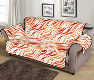 Fire flame watercolor pattern Sofa Cover Protector