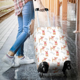 Chihuahua Bone Paw Pattern Luggage Covers