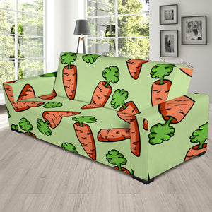 Carrot Pattern Print Design 05 Sofa Slipcover