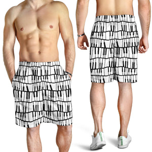Piano Pattern Print Design 03 Men Shorts