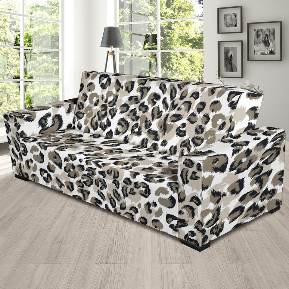 Leopard Skin Print Pattern Sofa Slipcover