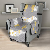 Cute dachshund dog pattern Chair Cover Protector