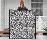 Leopard Skin Print Pattern Premium Quilt