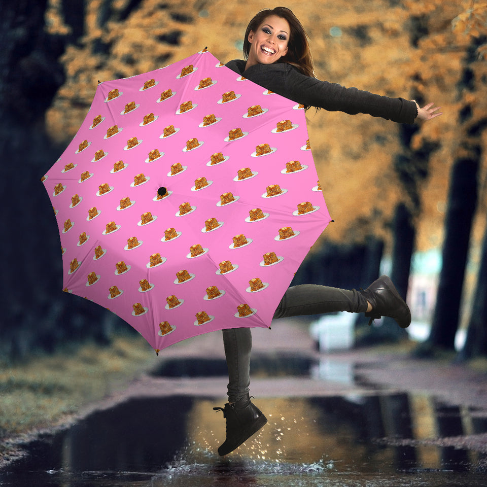 Pancake Pattern Print Design 04 Umbrella