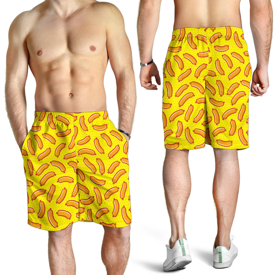Sausage Pattern Print Design 01 Men Shorts