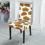 Sandwich Pattern Print Design 02 Dining Chair Slipcover