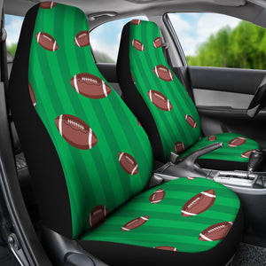 American Football Ball Field Background  Universal Fit Car Seat Covers