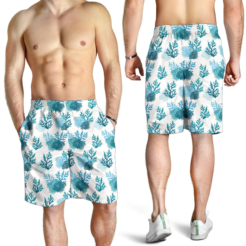 Coral Reef Pattern Print Design 04 Men Shorts