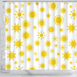 Sun Pattern Shower Curtain Fulfilled In US