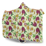 Passion Fruit Pattern Hooded Blanket