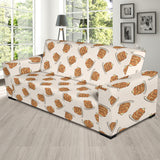 Pancake Pattern Print Design 01  Sofa Slipcover