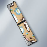 Cow Bottle Of Milk Pattern Car Sun Shade