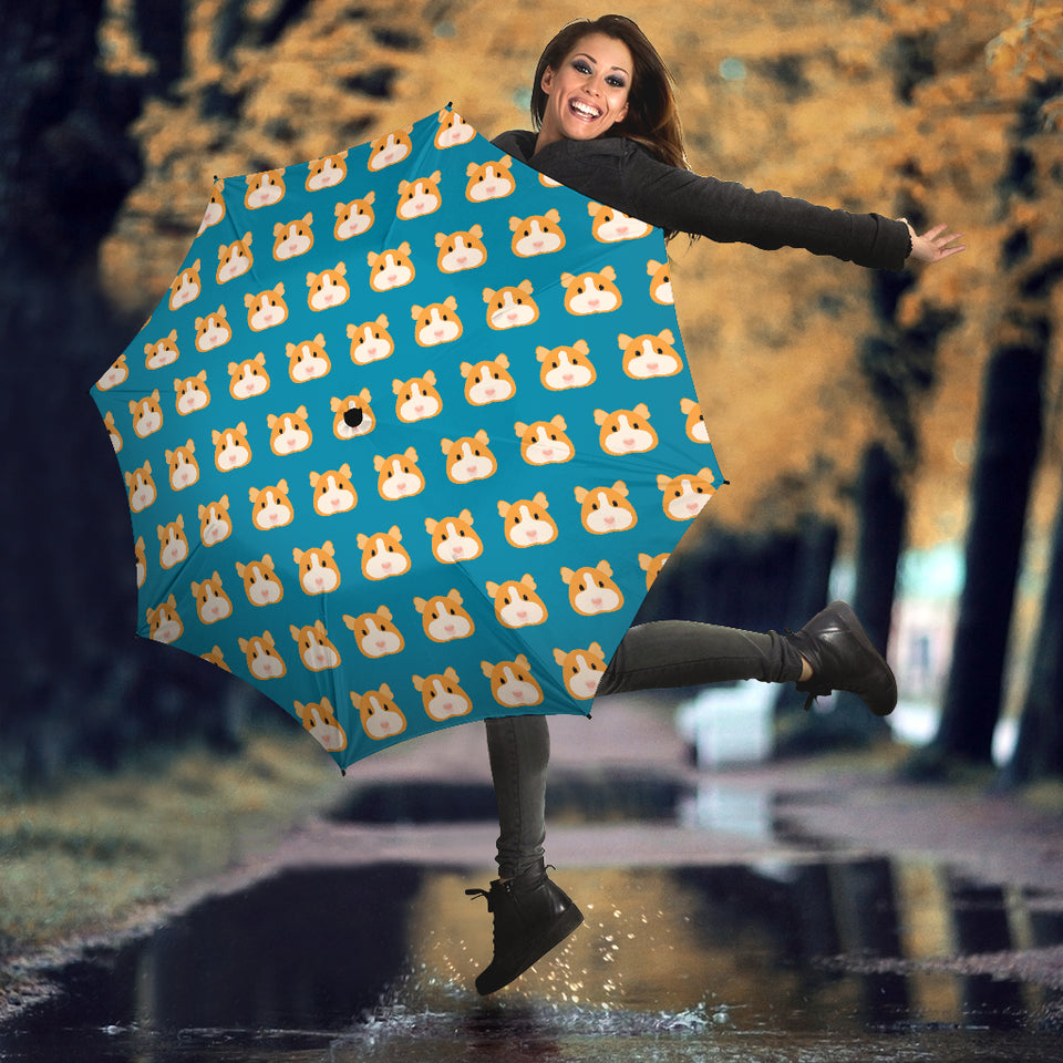 Guinea Pig Pattern Print Design 03 Umbrella
