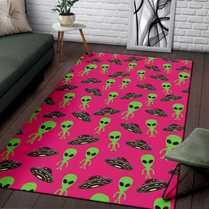 Alien Pattern Print Design 03 Area Rug