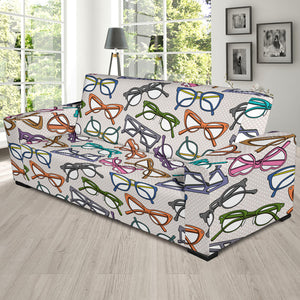 Sun Glasses Pattern Print Design 01  Sofa Slipcover