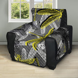 Hand drawn dragonfly pattern Recliner Cover Protector