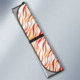 Fire Flame Watercolor Pattern Car Sun Shade