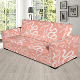 Snake Lilies Flower Pattern Sofa Slipcover