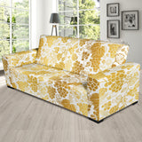Gold Grape Pattern Sofa Slipcover